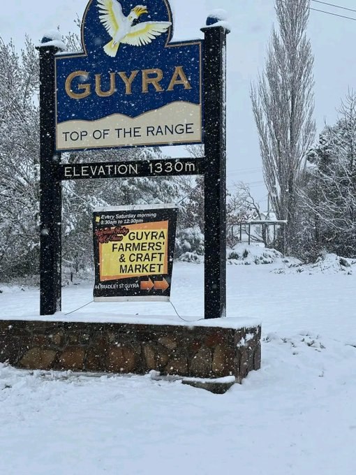 В Австралії несподівано випав сніг