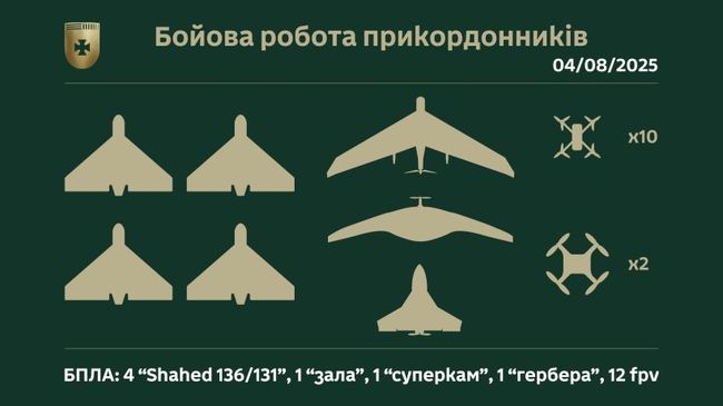 Прикордонники знищили дрони ворога на Сумщині та Одещині (ВІДЕО)