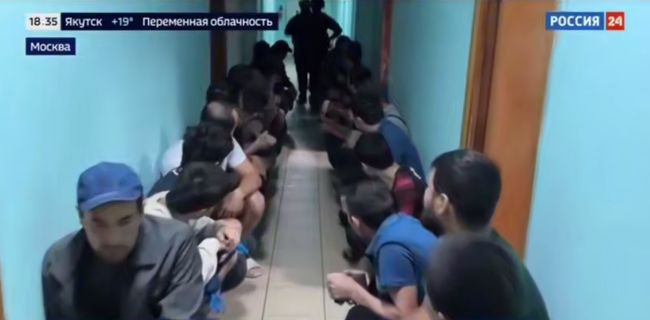 На россии продолжается охота на мигрантов