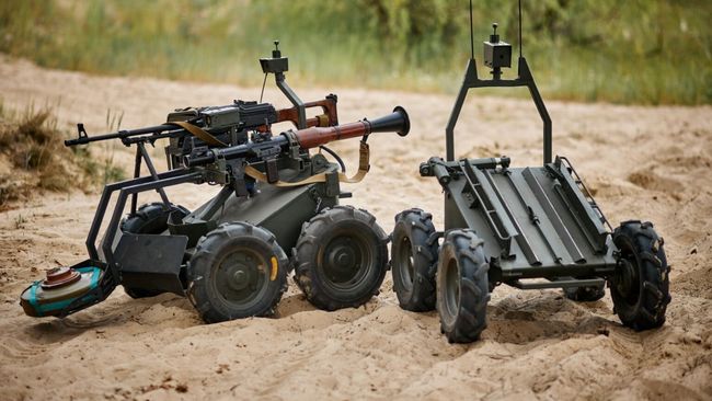 Українські розробники об’єднали турель з естонською наземною платформою