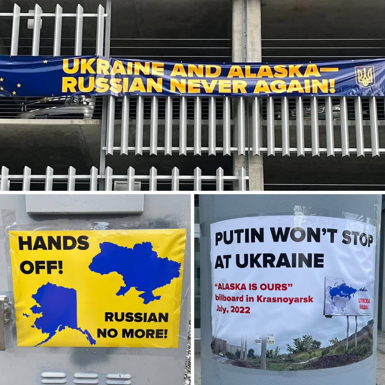 «Руки геть від України!», «рф не зупиниться!» – на Алясці перед самітом Трампа і путіна триває мітинг на підтримку України «Руки геть від України!», «рф не зупиниться!» – на Алясці перед самітом Трампа і путіна триває мітинг на підтримку України