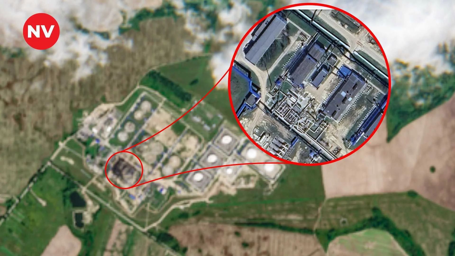 Супутниковий знімок підтверджує успішну атаку на ключову частину російського нафтопровода