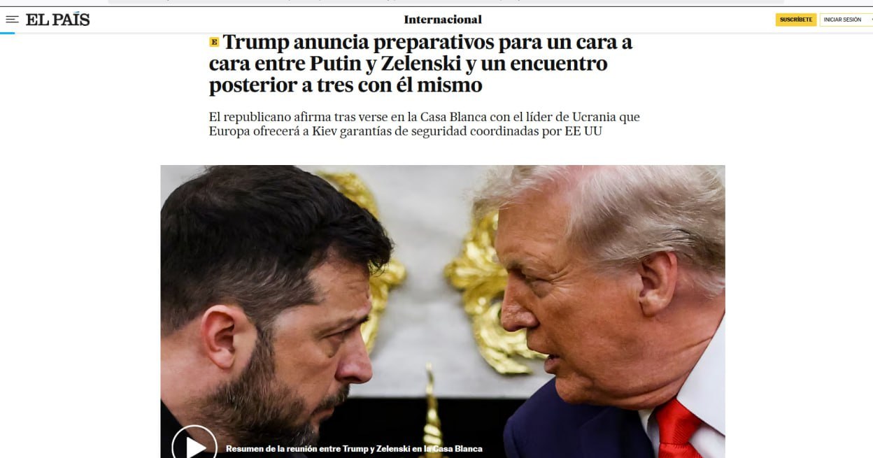 Зустріч Трампа і Зеленського на перших шпальтах ТОП-видань — лідери виглядали ближчими, ніж коли-небудь Зустріч Трампа і Зеленського на перших шпальтах ТОП-видань — лідери виглядали ближчими, ніж коли-небудь