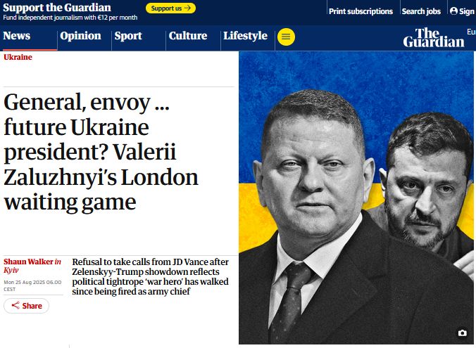 Джей Ді Венс телефонував Залужному після сварки із Зеленським у Білому домі у лютому. Той відмовився від розмови