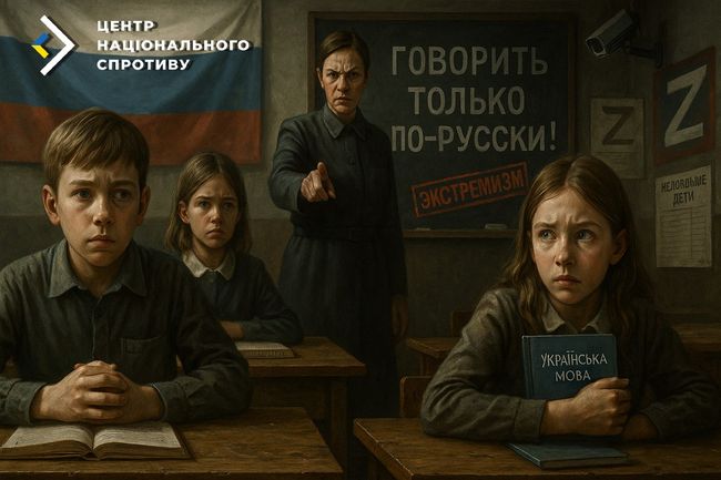 Окупанти донесли батькам про заборону використання української мови у захоплених школах