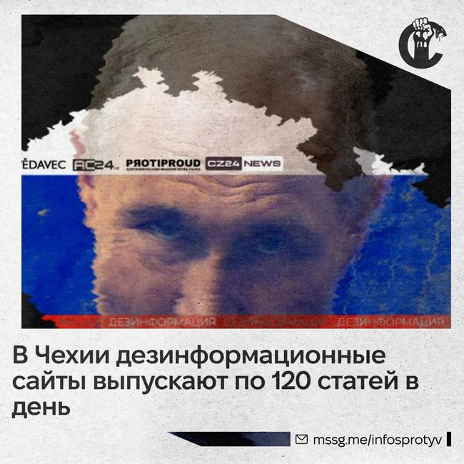 В Чехии дезинформационные сайты выпускают по 120 статей в день