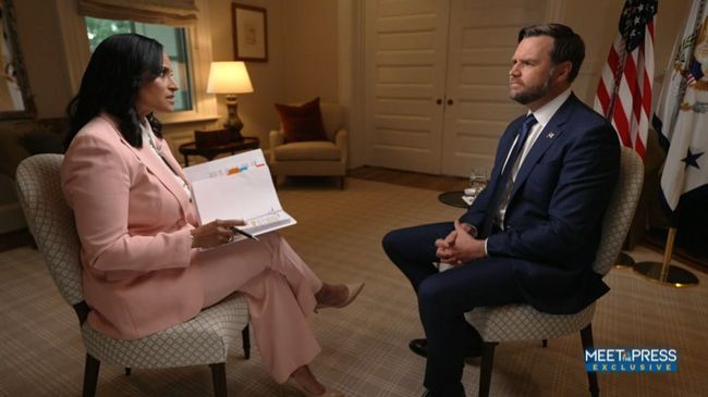 12 ответов Джей Ди Вэнса в интервью Кристен Уэлкер, NBC News