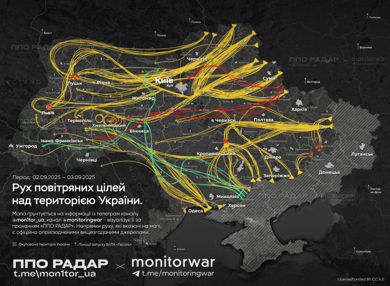 Чергова ворожа атака із фокусом на енергетичну інфраструктуру