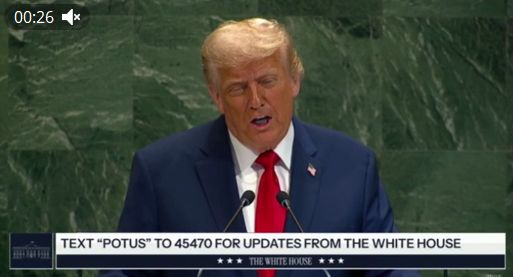 Выступление Трампа на Генассамблее ООН