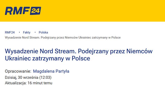 У Польщі таки затримали українця, якого Німеччина підозрює у підриві «Північних потоків»