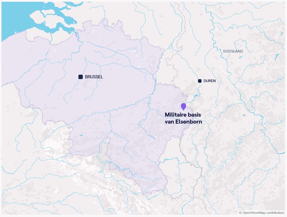 В ночь на 3 октября детекторы засекли 15 дронов над военной базой в Эльзенборне, Бельгия