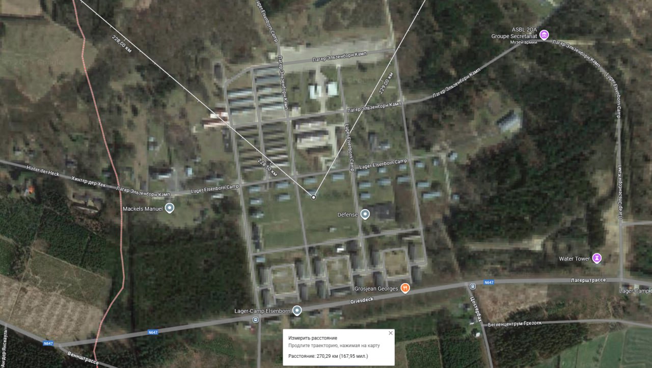 В ночь на 3 октября детекторы засекли 15 дронов над военной базой в Эльзенборне, Бельгия