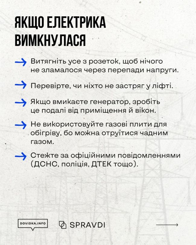 Як налагодити побут під час блекауту: основні поради на всі випадки життя