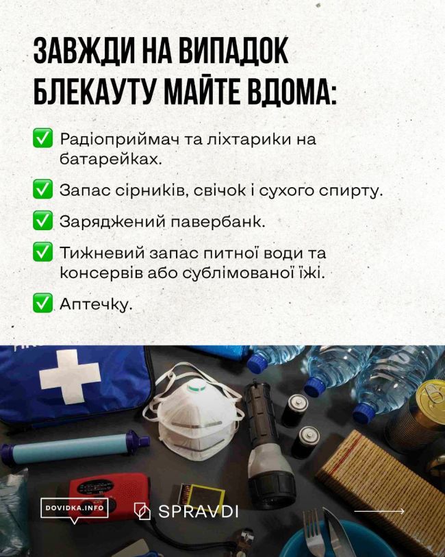 Як налагодити побут під час блекауту: основні поради на всі випадки життя