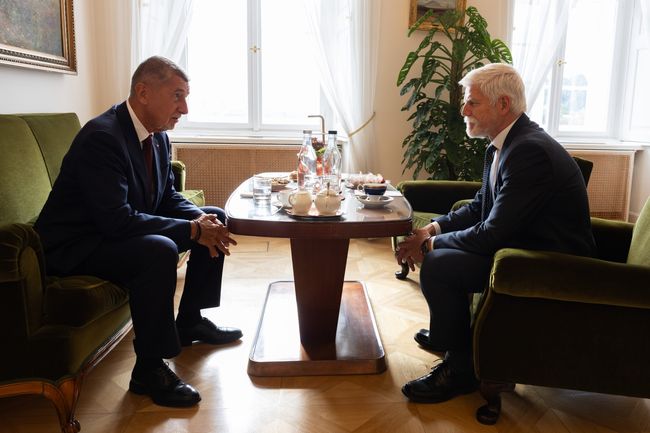 Президент Чехії Petr Pavel зустрівся з Андреєм Бабішом