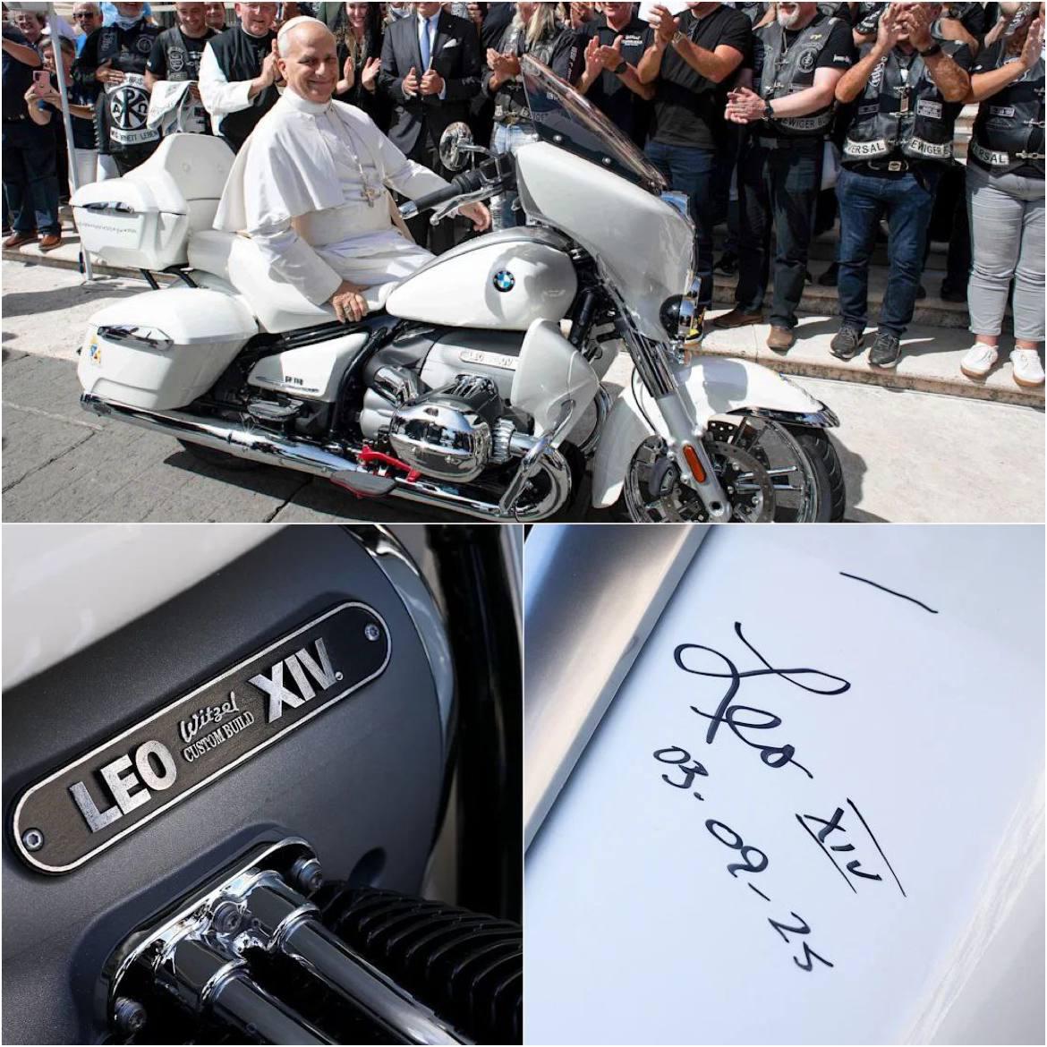 Мотоцикл BMW Папи римського Лева XIV продали на аукціоні за 156 тис. євро, — Bild