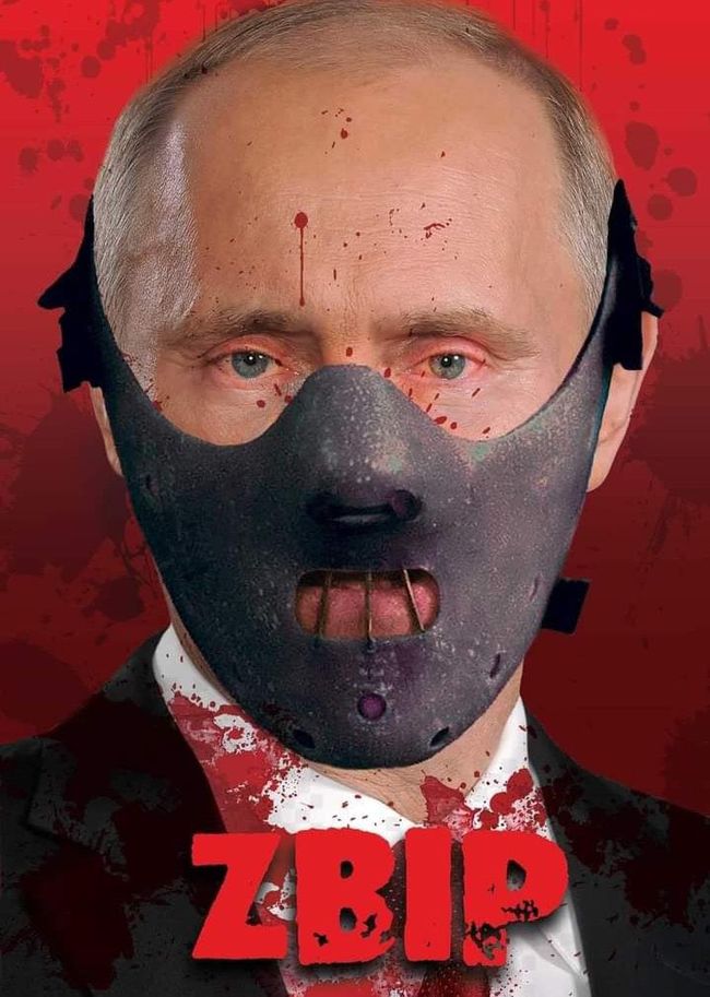 У путина продолжается обострение топографического кретинизма