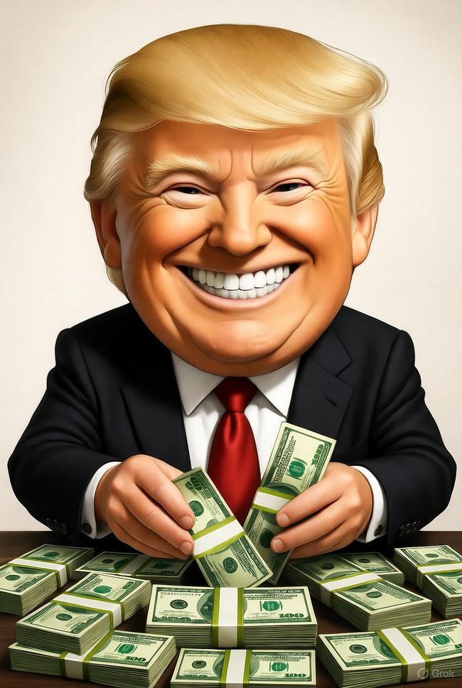 Моя повага Трампу. Так заробляти на президентстві ще треба вміти. Я таких історій ще не чув