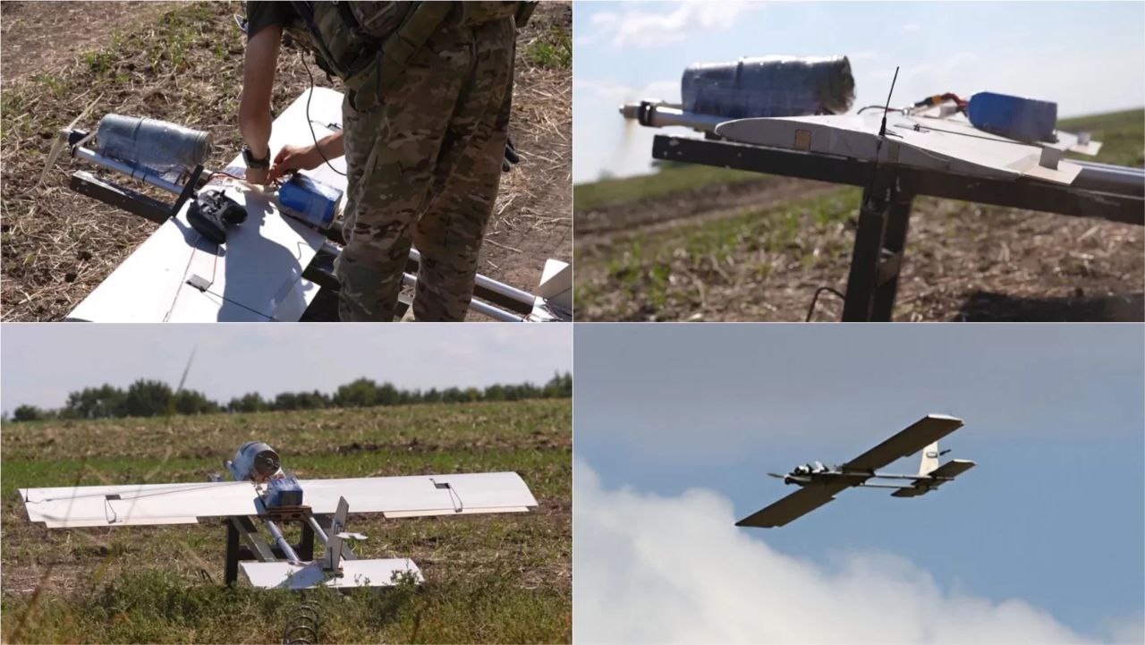 Харьков под атакой дронов-носителей Молния