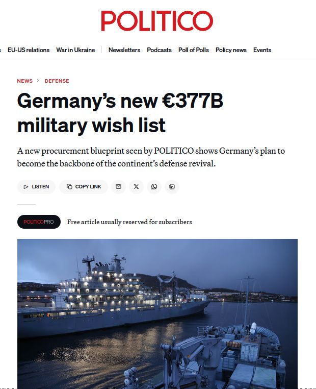 Фрідріх Мерц сказав ще в травні, що Німеччина має намір перетворити Бундесвер на «найсильнішу конвенційну армію в Європі»