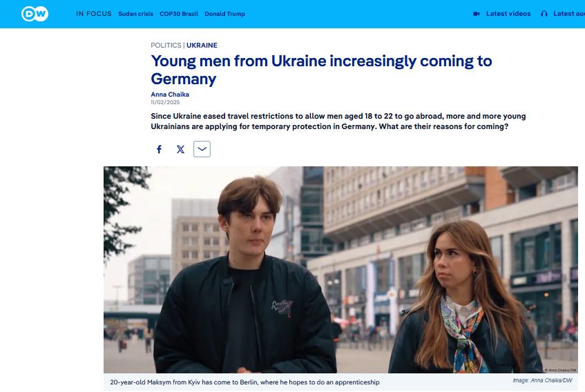 Кількість молодих чоловіків, які виїжджають до Німеччини, продовжує зростати