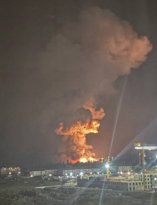 Хтось вночі атаковав нафтотермінал «Шесхарис» у Новоросійську