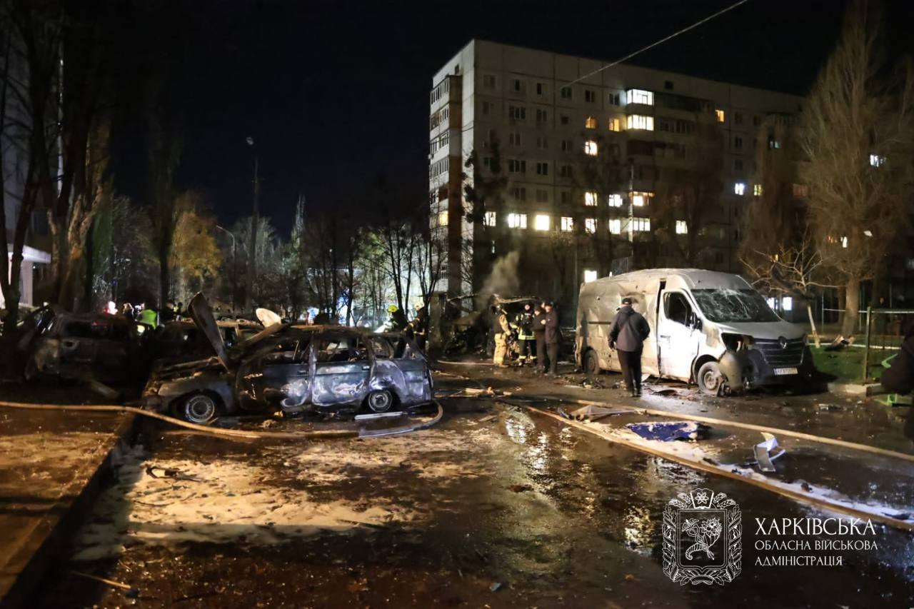 Наслідки нічної масованої атаки Харкова (ФОТО)