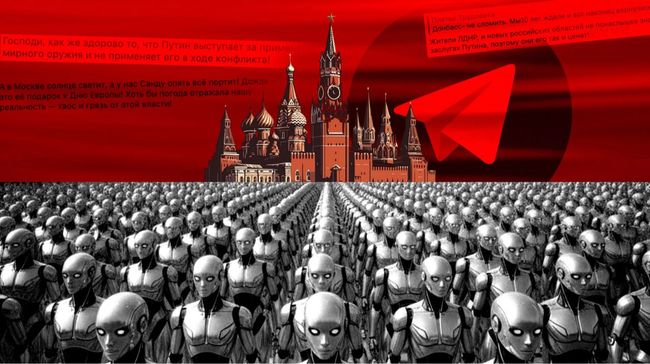 росія запускає ботоферми нового рівня: ШІ сам генерує сотні тисяч коментарів щомісяця