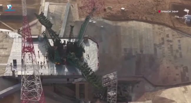 Россия потеряла возможность запускать людей в космос после аварии на Байконуре