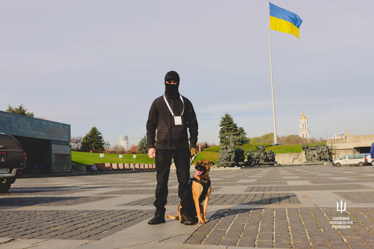 “Чотирилапі захисники” ― службовий пес ГУР Zyga та його кінолог отримали відзнаку за виявлення вибухівки