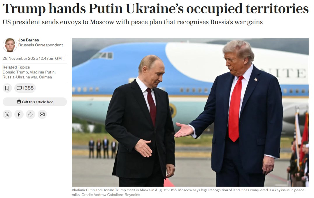 Трамп готовий визнати російський контроль над Кримом