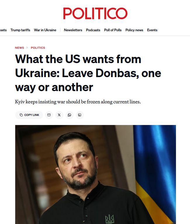 Чего США хотят от Украины: уйдите из Донбасса, так или иначе, - Politico