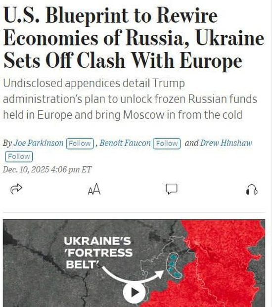 США передали Європі план з інтеграції Росії назад у світову економіку