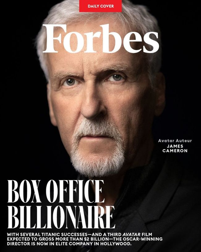Режисер фільмів «Титанік» і «Аватар» Джеймс Кемерон став мільярдером