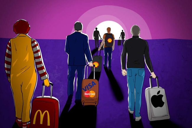 російська пропаганда видає реєстрацію західних брендів за «повернення»