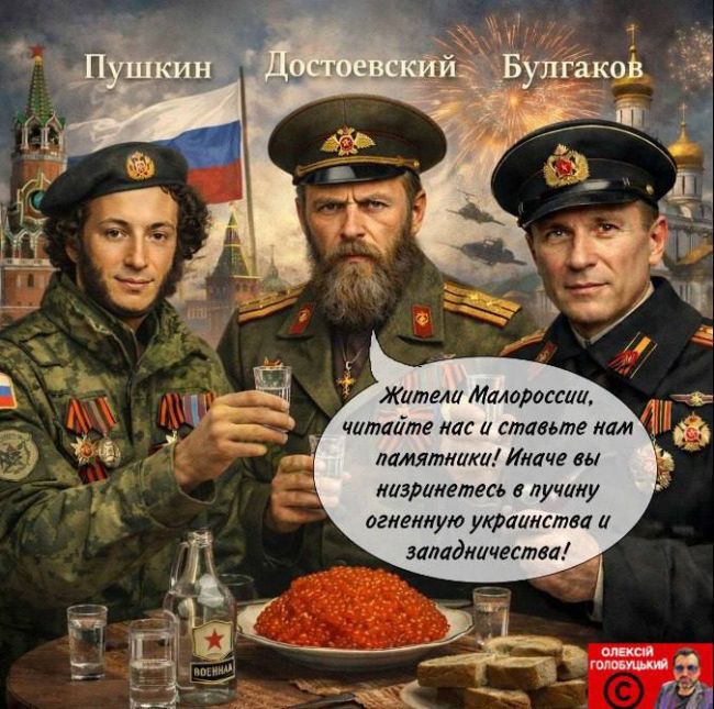 Русские колонизаторы в Украине и их певец Булгаков