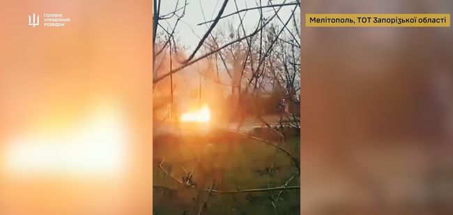 Гуркіт у Мелітополі скосив щонайменше четверо російських окупантів та пошкодив “Урал”