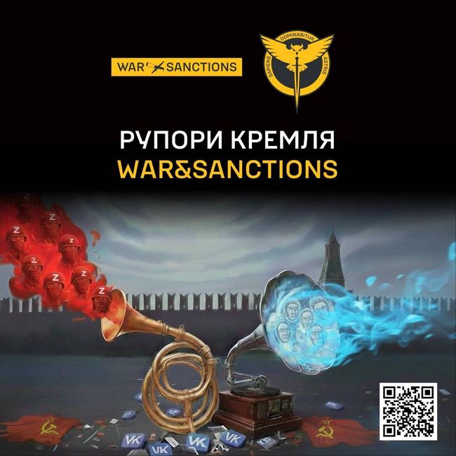 War&Sanctions: ГУР та ЦПД публікують чергову підбірку російських пропагандистів, які підтримали війну та окупацію українських територій