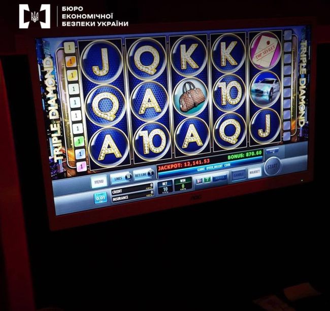 Арешт приміщень і заборона експлуатації: БЕБ припиняє роботу нелегальних гральних закладів