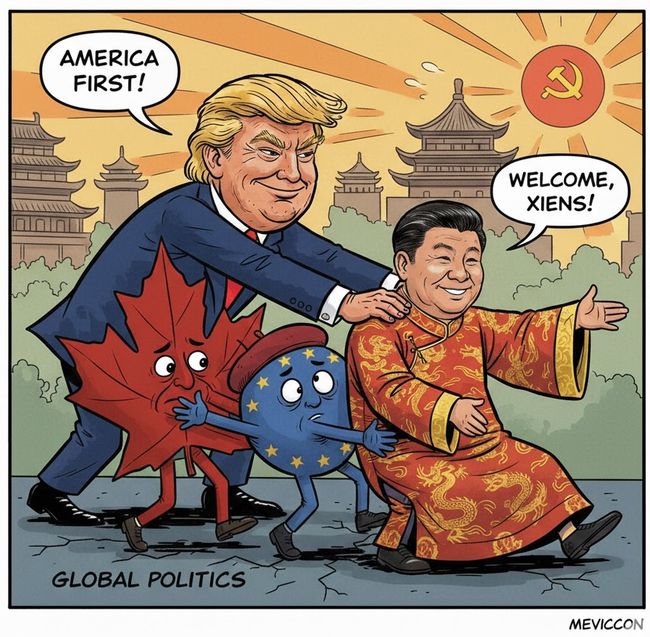 Трамп мимоволі штовхає Канаду і Європу в обійми Китаю