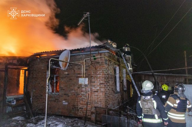 В результаті масованої атаки БпЛА на Харків сталися руйнації та пожежі, є постраждалі (ФОТО, ВІДЕО)