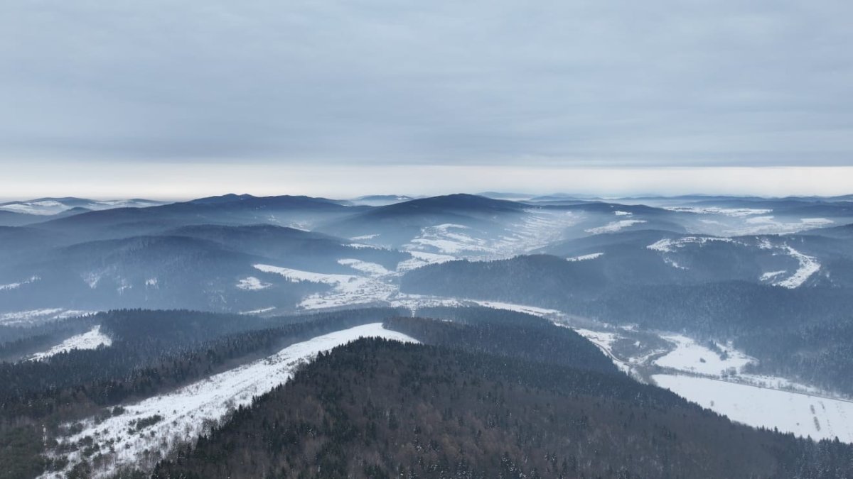 Прикордоння Львівщини під впливом зимової стихії: кадри з кордону