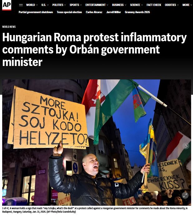 Назвав ромів трудовим резервом: у Будапешті пройшов масовий протест через заяви міністра з уряду Орбана