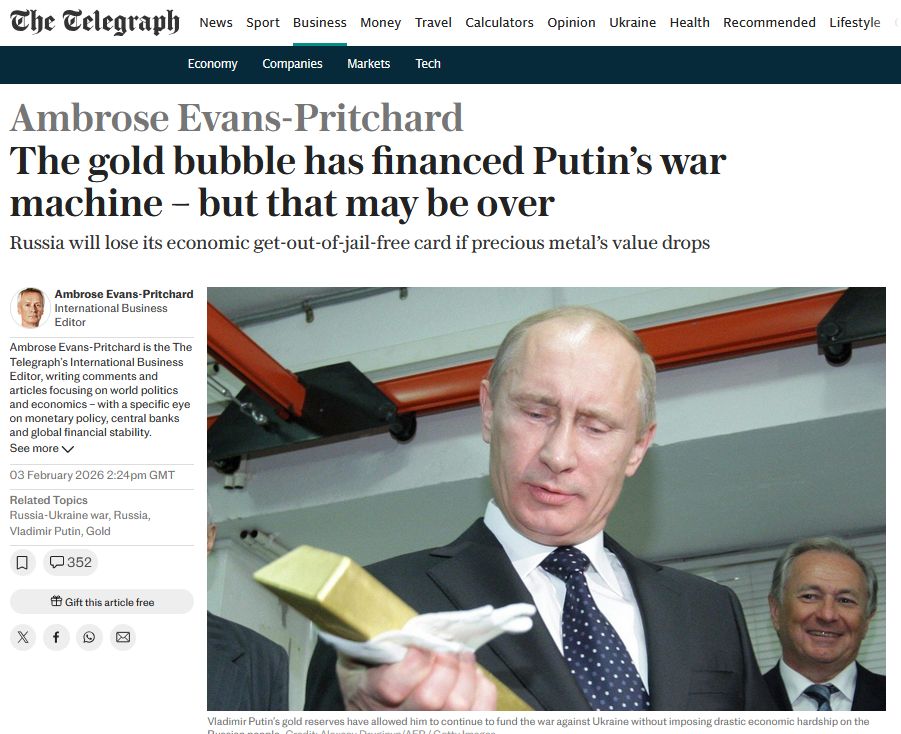 Триетапний план дій на випадок, якщо Росія зірве перемир’я, може ще більше послабити Україну. Світові медіа про війну 3 лютого