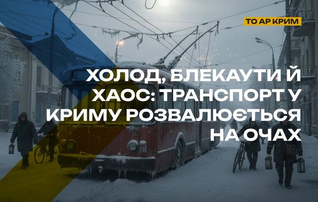 В ТО АР Крим транспорт працює в режимі виживання