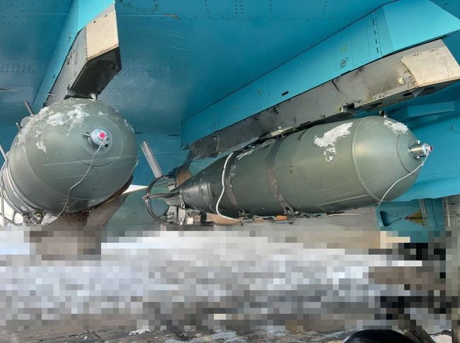 российские оккупанты всё чаще применяют зажигательные бомбы ОФЗАБ-500