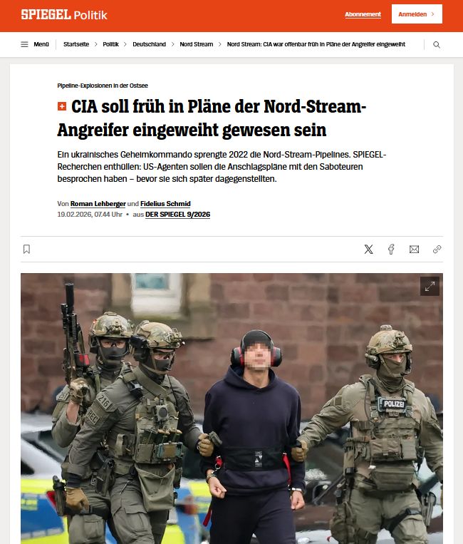 У ЦРУ знали про плани підриву Північних потоків