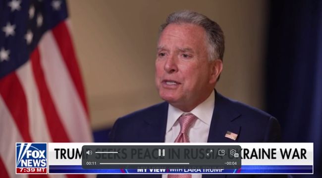 Сказочное интервью Стива Уиткоффа Fox News Сказочное интервью Стива Уиткоффа Fox News