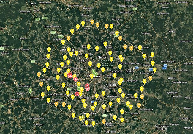 Интересное из анализа ПВО москвы