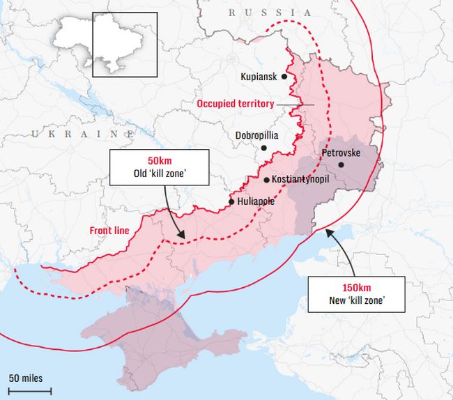 Україна в деяких районах розширила зону ураження дронами втричі – The Telegraph